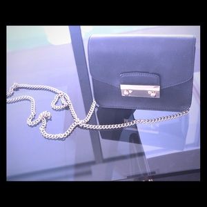 Furla crossbody black bag.